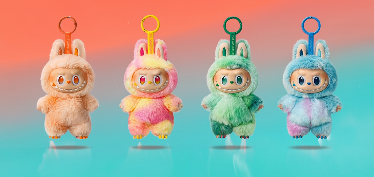 “Labubu toy character from POP MART with large ears and mischievous smile – designer vinyl figure by Kasing Lung”